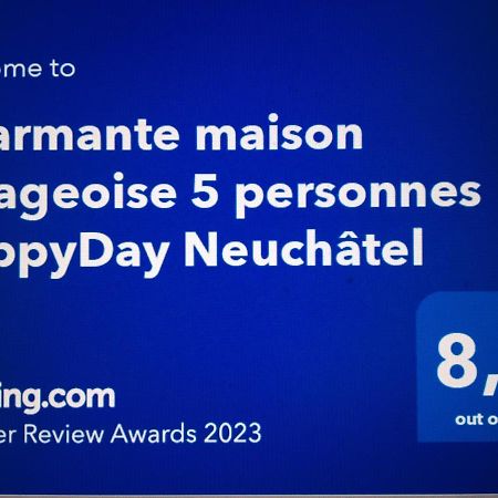 Charmante Maison Villageoise 5 Personnes Happyday Neuchatel Saint-Blaise Exterior photo